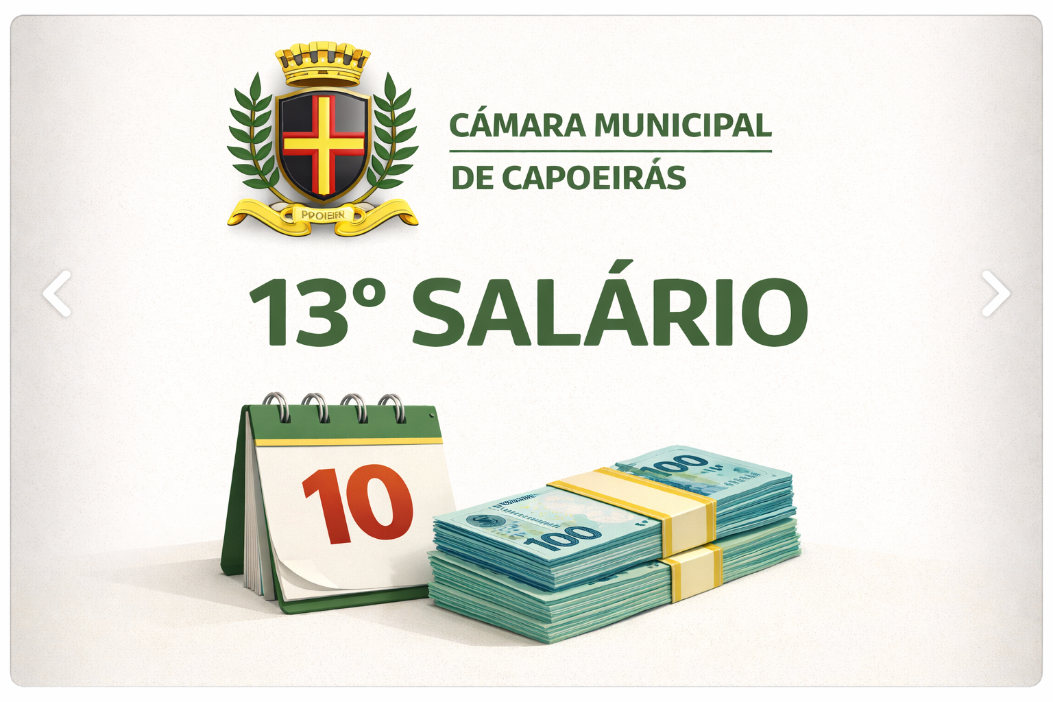 Imagem da notícia Pagamento do 13º Salário dos Servidores - Clique na Imagem