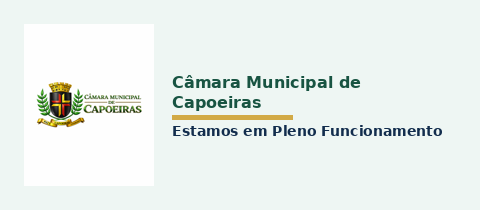 Imagem da notícia Câmara Municipal de Capoeiras segue em pleno funcionamento